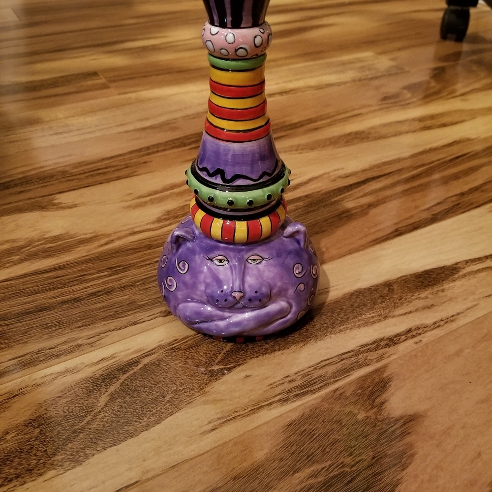 Retro 2 Candle holders  and cookie jar - Picture 7 of 9